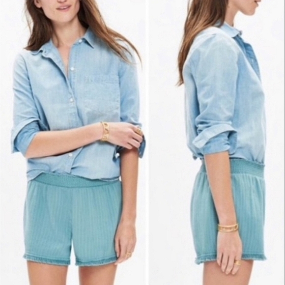 Madewell Porte Fringe Cover Up Shorts - Picture 3 of 9